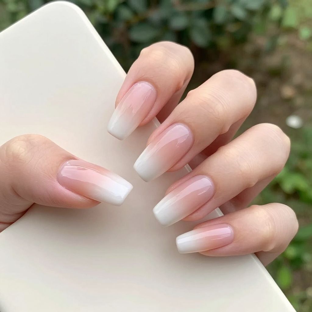 Milky White Nail Designs nail idea 4