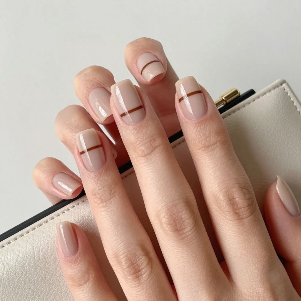 Minimalist nail idea 13
