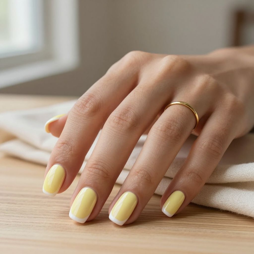 Pale Yellow with Sunny Finish