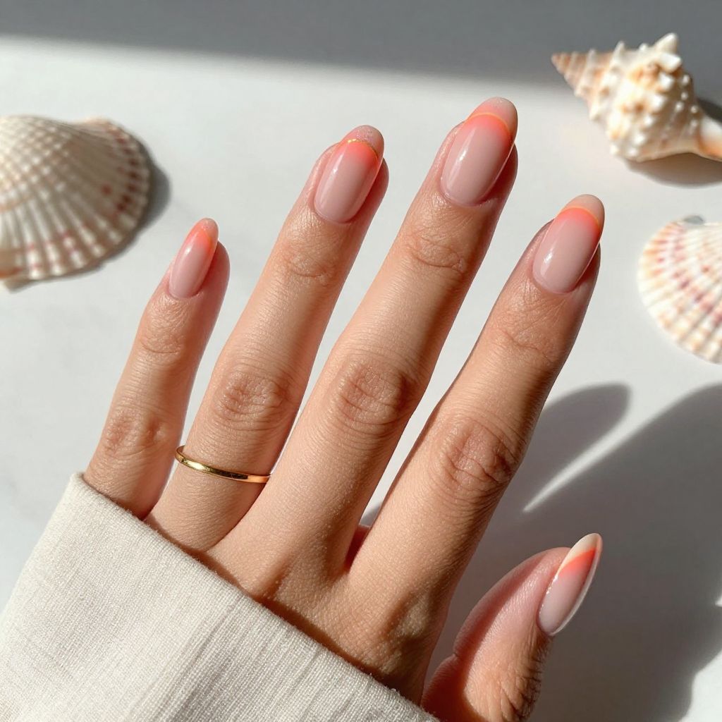 Nude With Sunset Tips