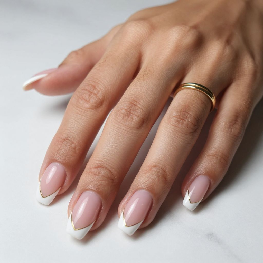 V Shape French Tips