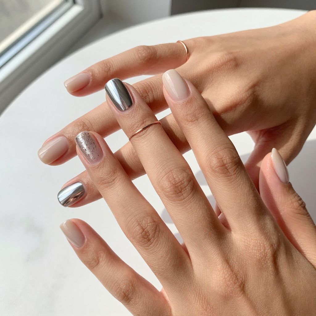 Metallic Chrome Accents