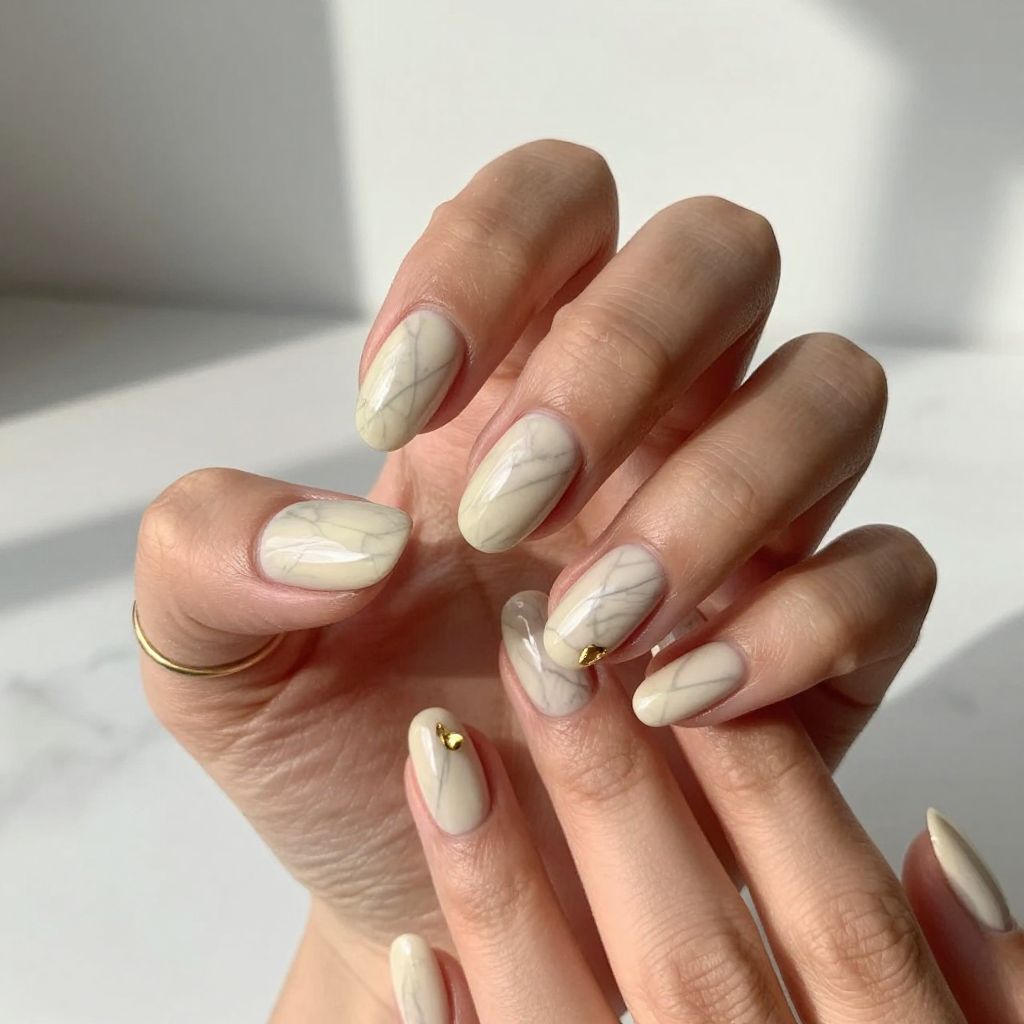 Subtle Marble Veining