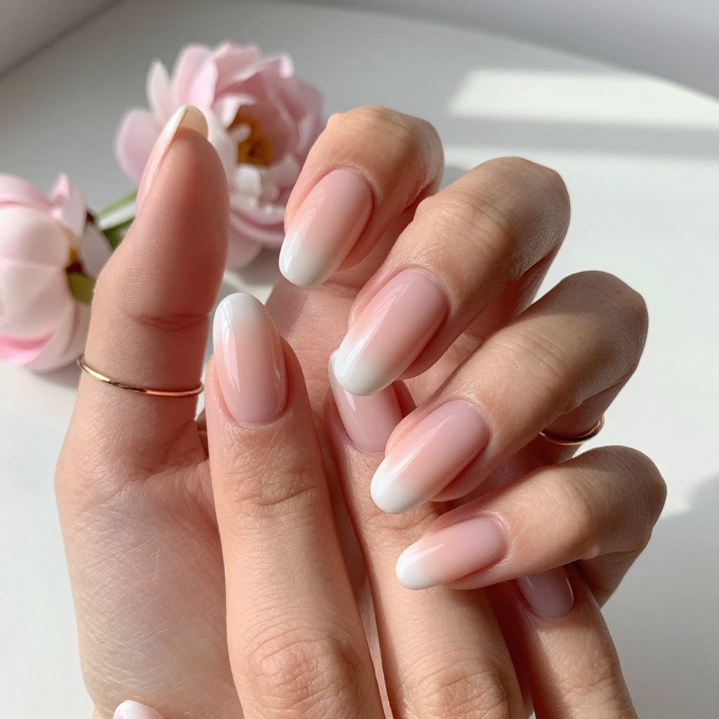 Soft Ombre Blush to White