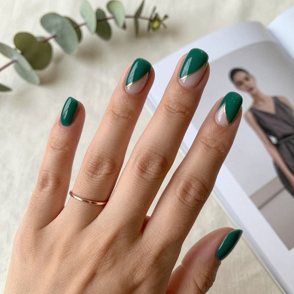 Negative Space Half Moon Design