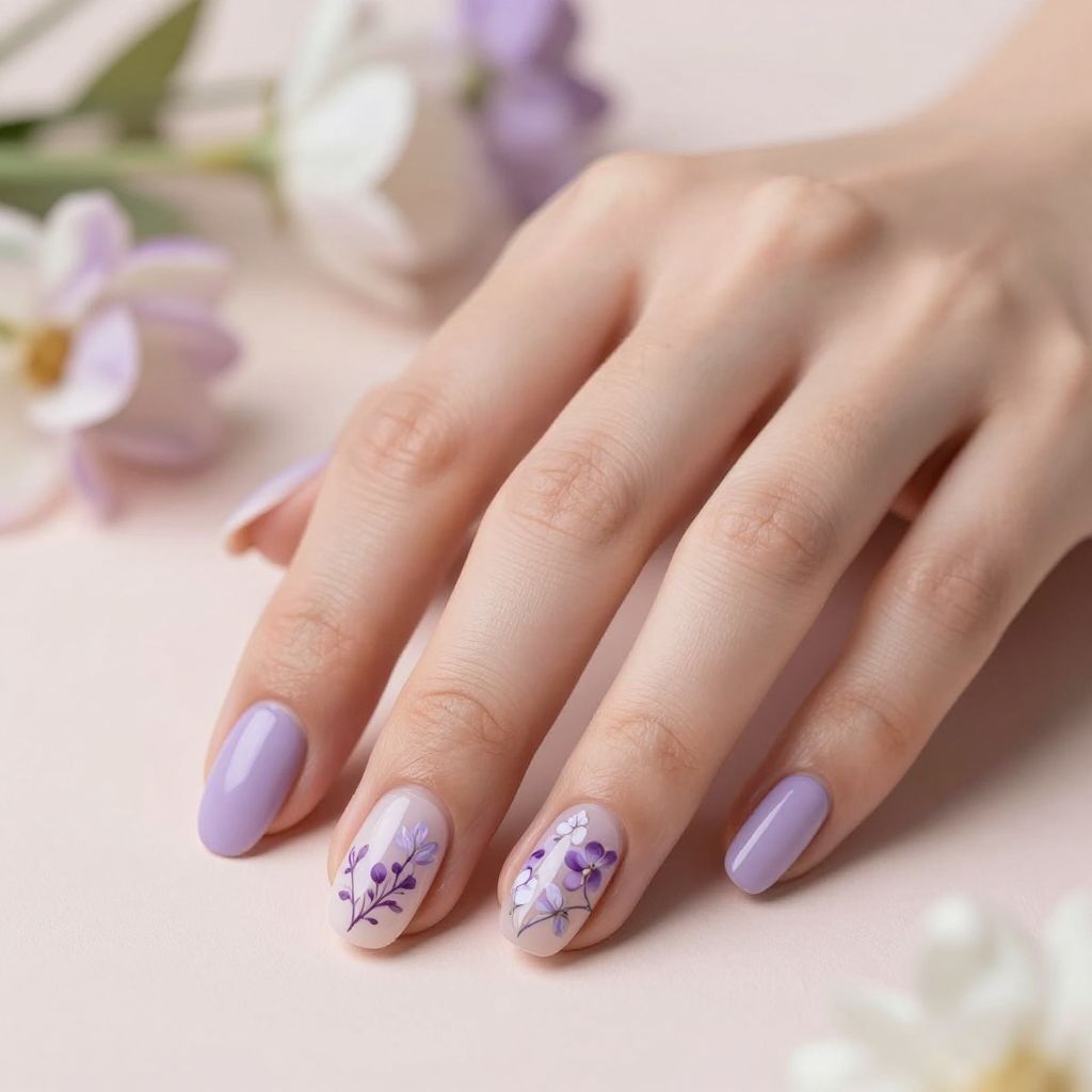 Almond nail idea 11