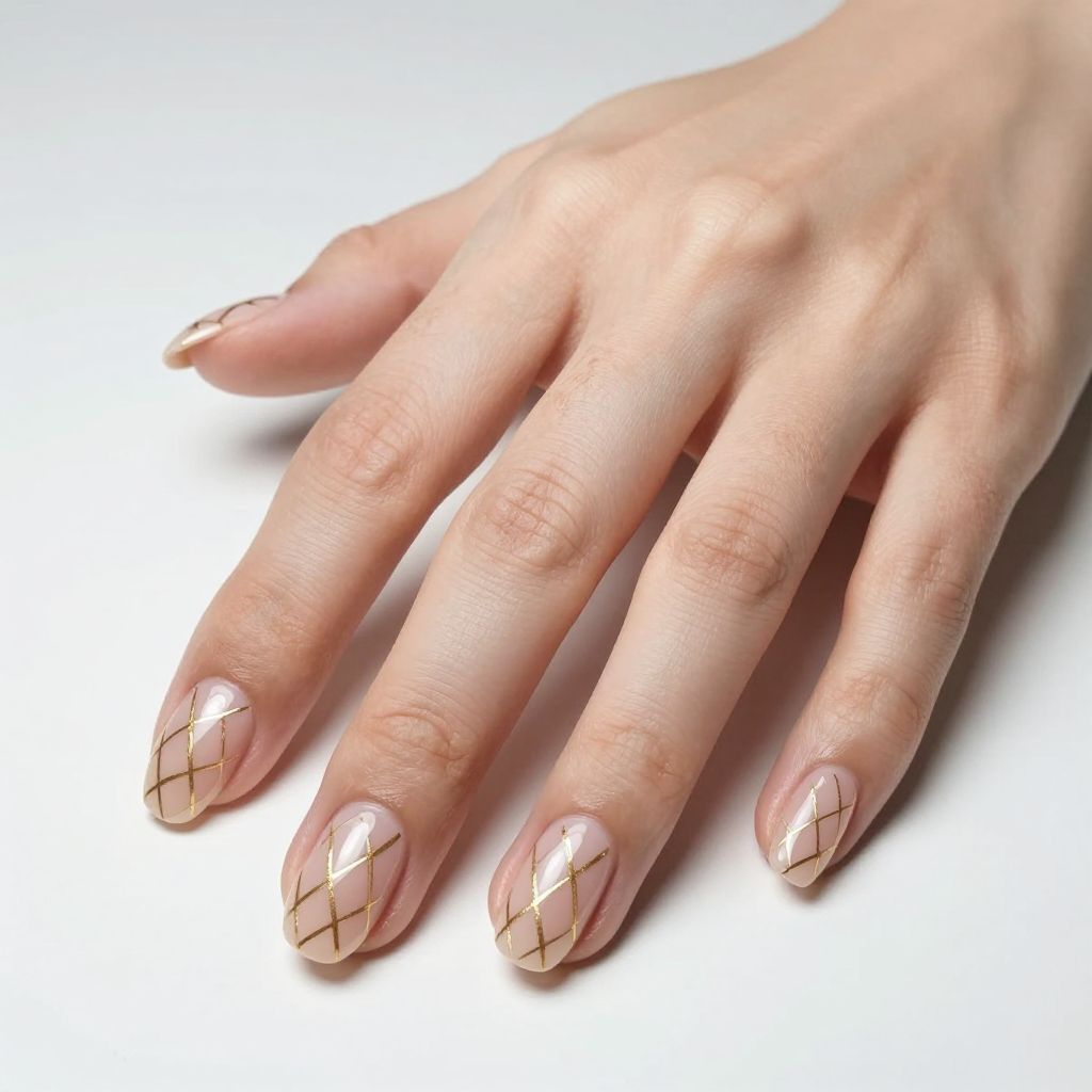 Almond nail idea 12
