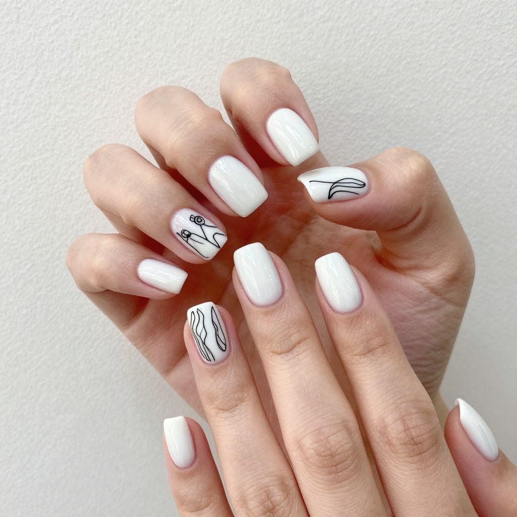 Almond nail idea 14