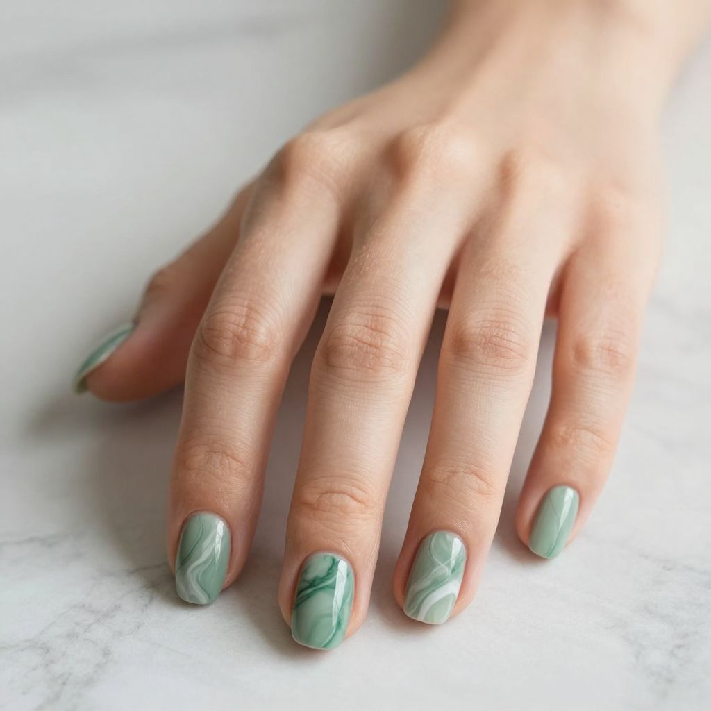 Almond nail idea 6