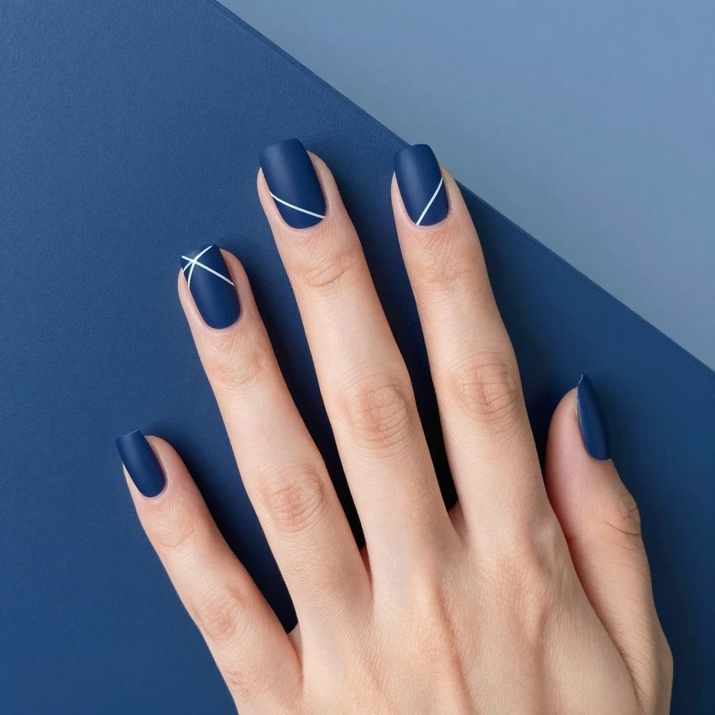 Blue nail idea 11