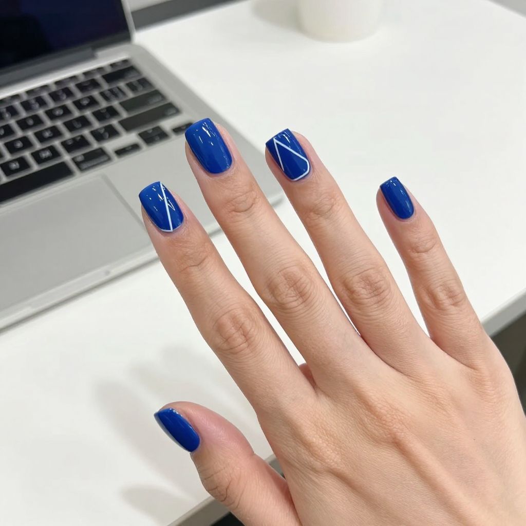 Blue nail idea 2