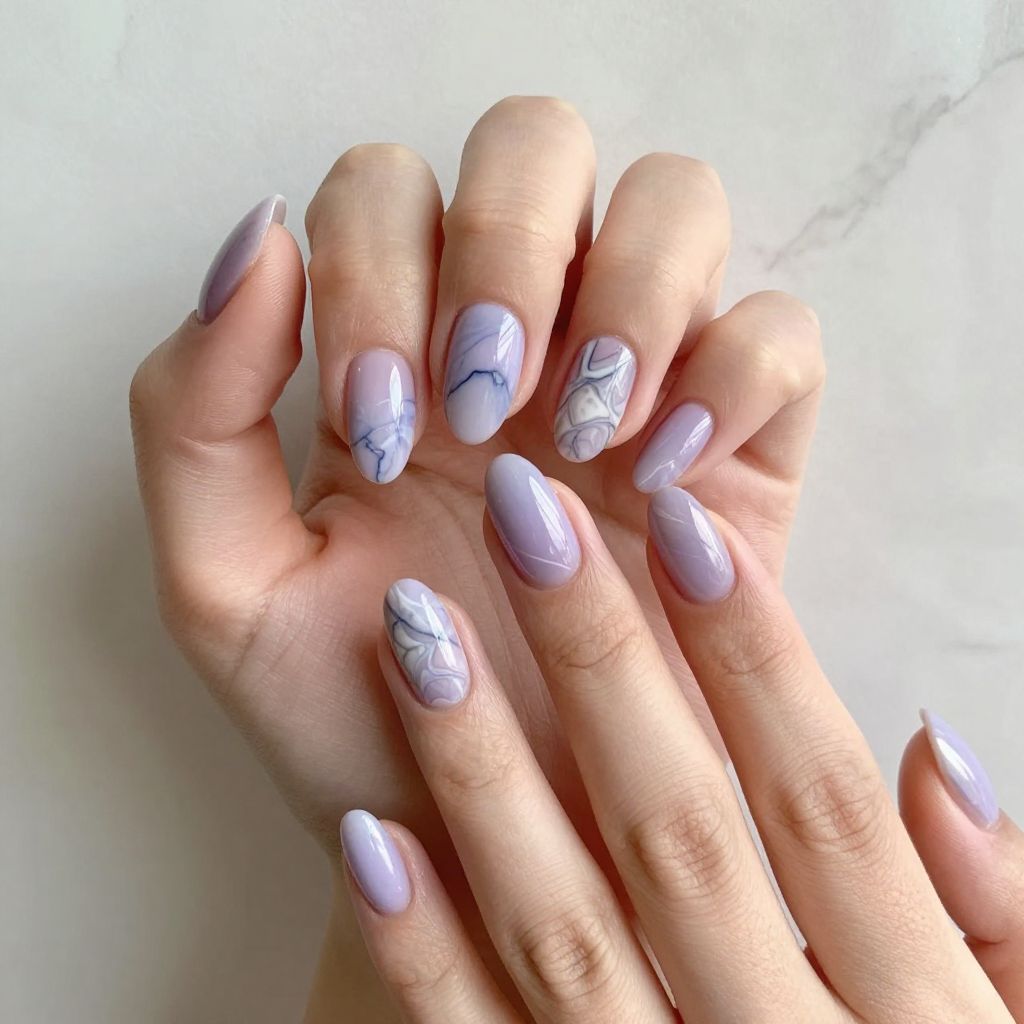 Blue nail idea 3