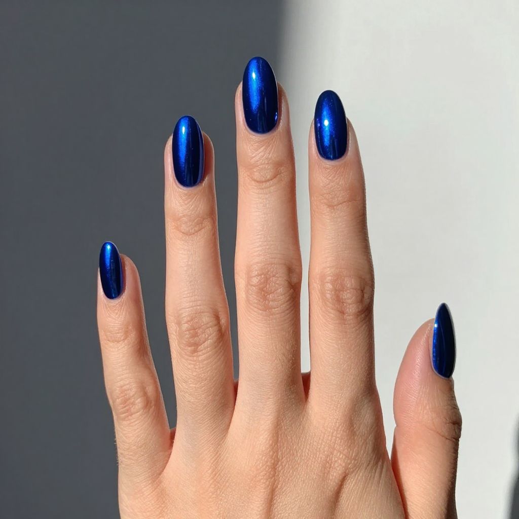 Blue nail idea 8