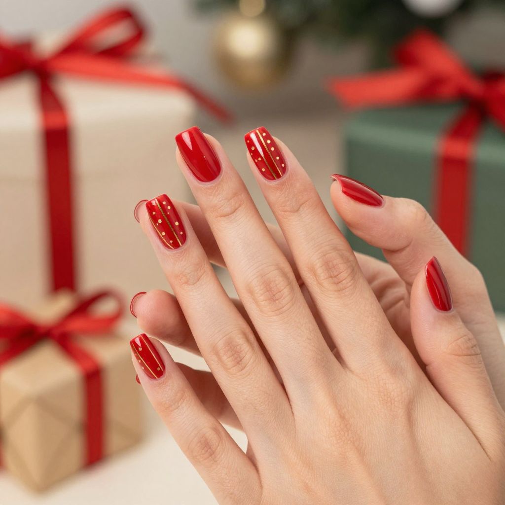 Christmas nail idea 15