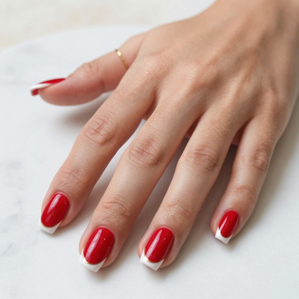 Classic Red with White Tip