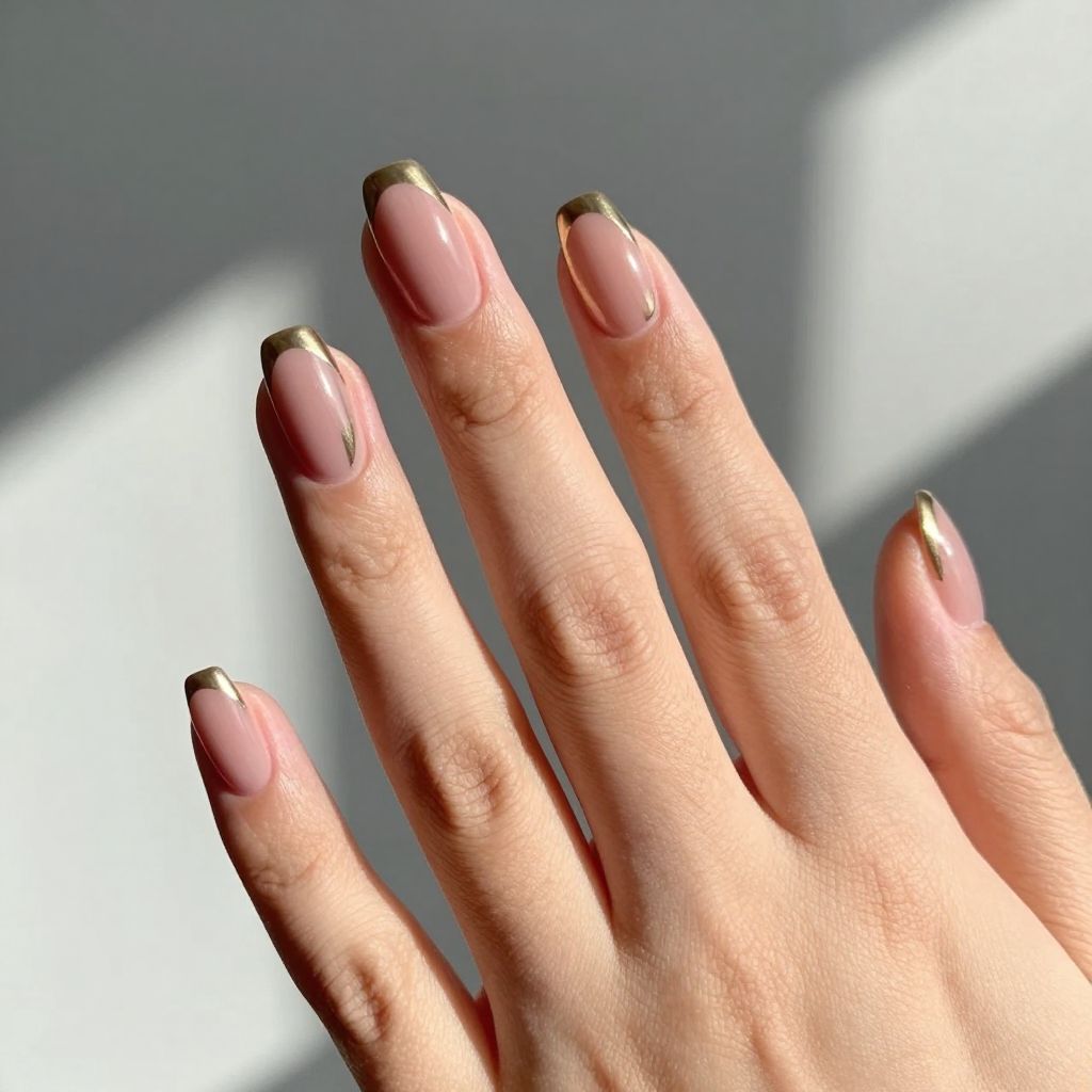 French manicure nail idea 14