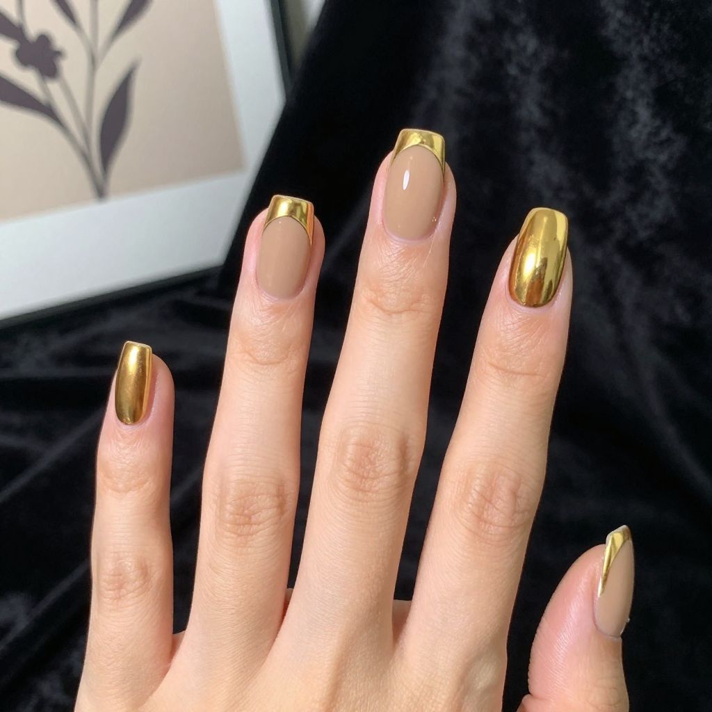 French manicure nail idea 2