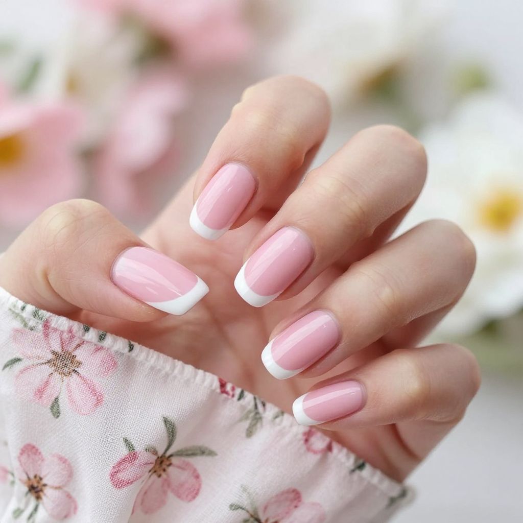 French manicure nail idea 3