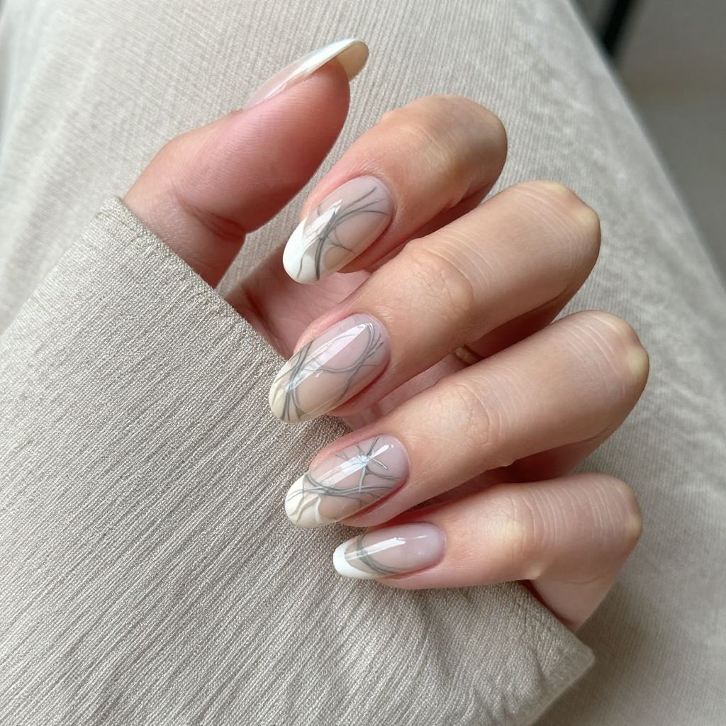 French manicure nail idea 5