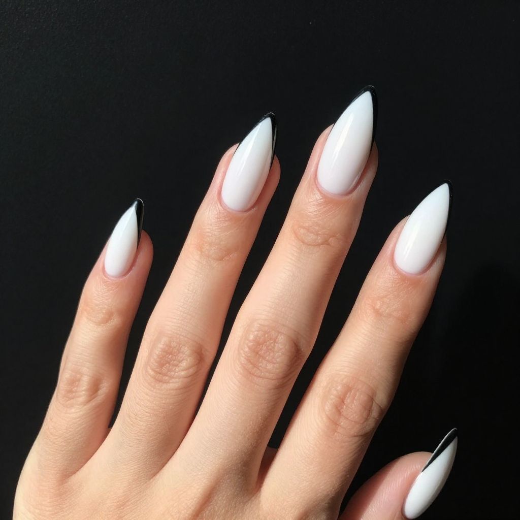 French manicure nail idea 6