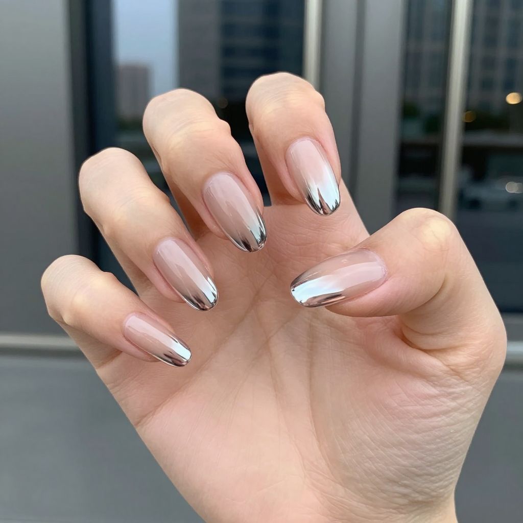 French manicure nail idea 8