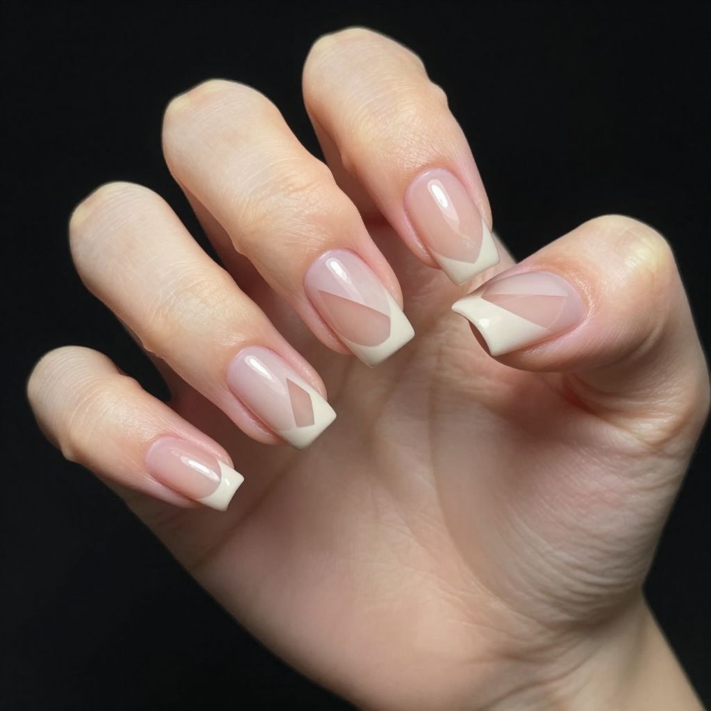 French tip nail idea 10
