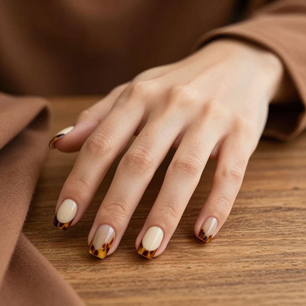French tip nail idea 13