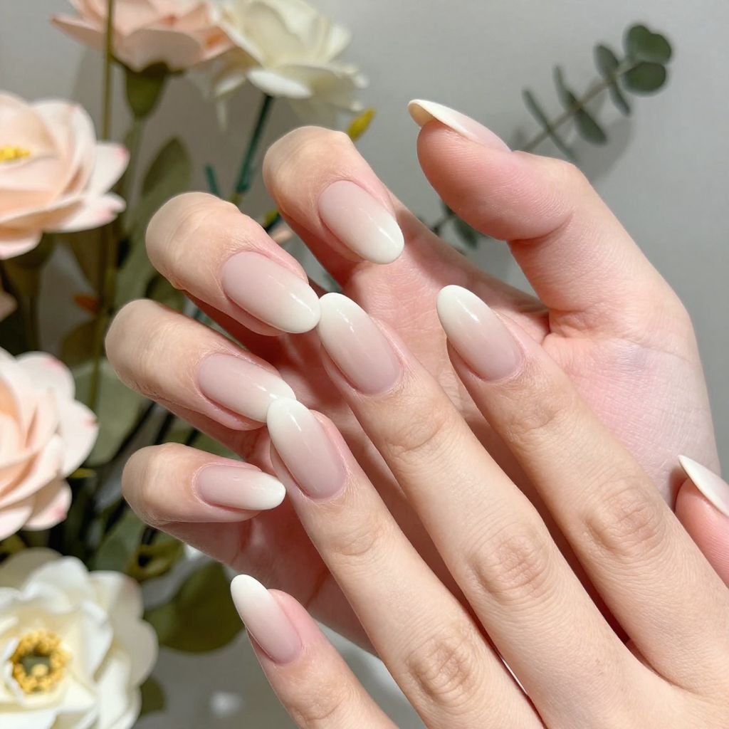 French tip nail idea 2