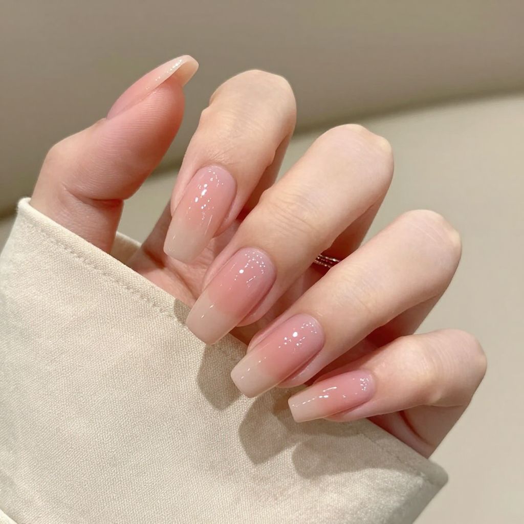 Pink nails idea 8
