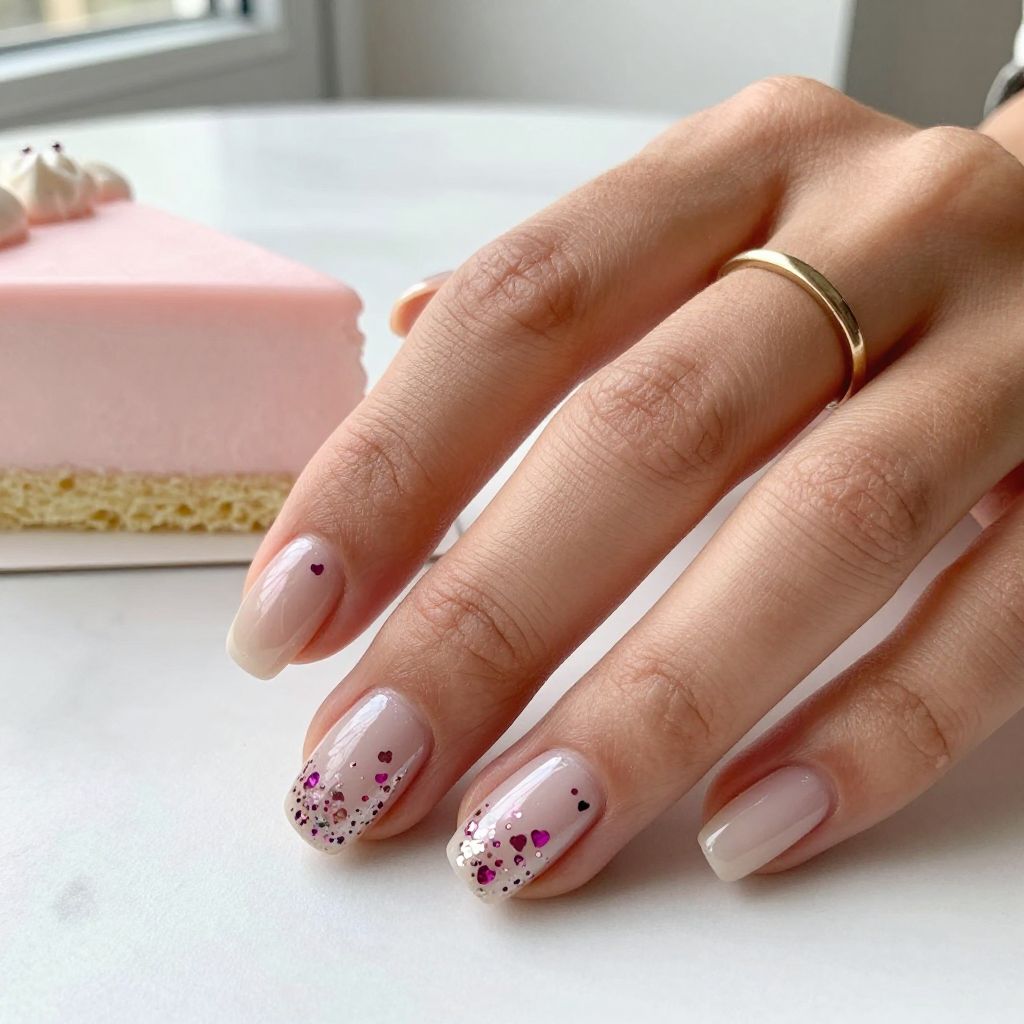 Confetti French Tips