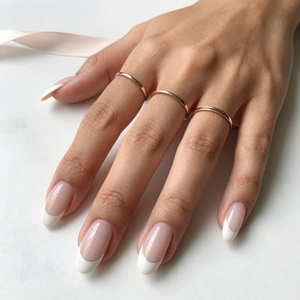 Classic White French Ombre