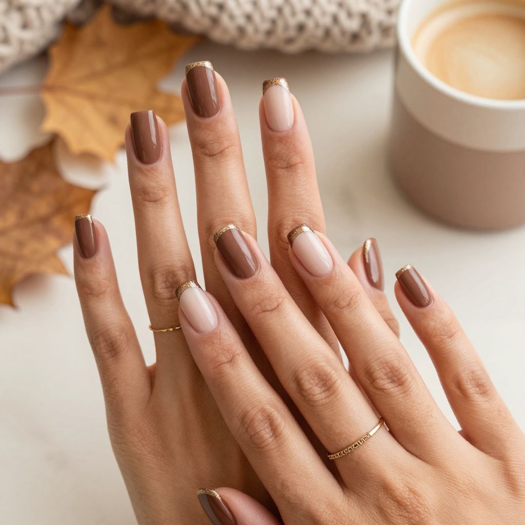 Cocoa Matte With Gloss Tips