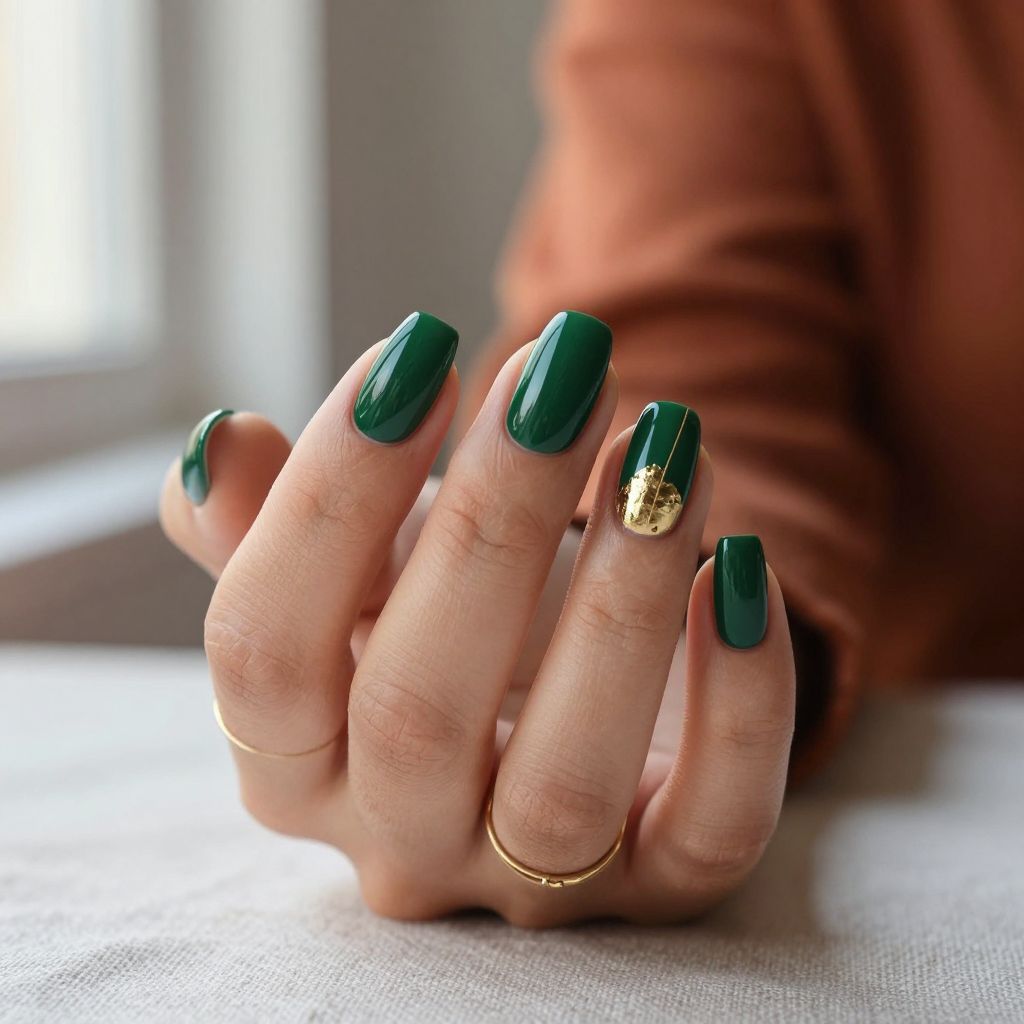 Forest Green and Gold Mix