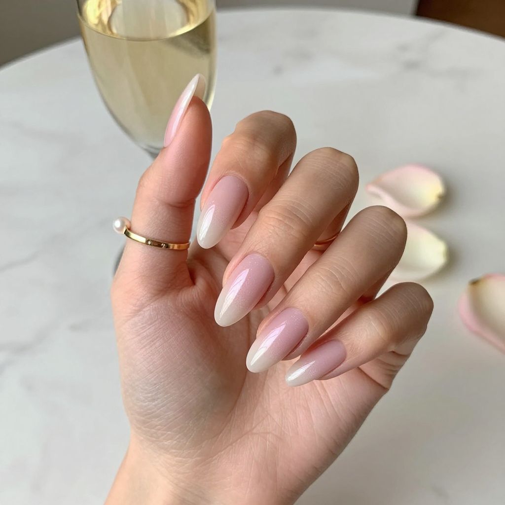 Pink Aura Nails