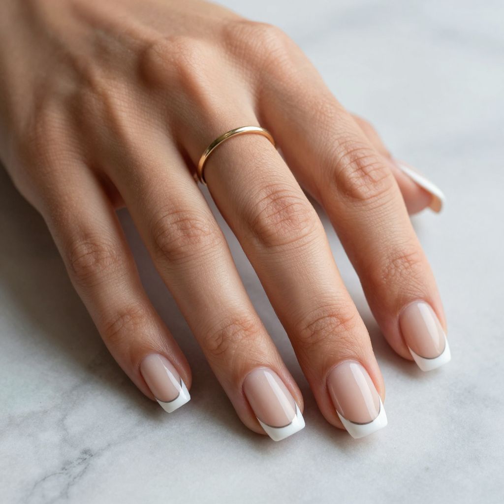 Double Line French Tips