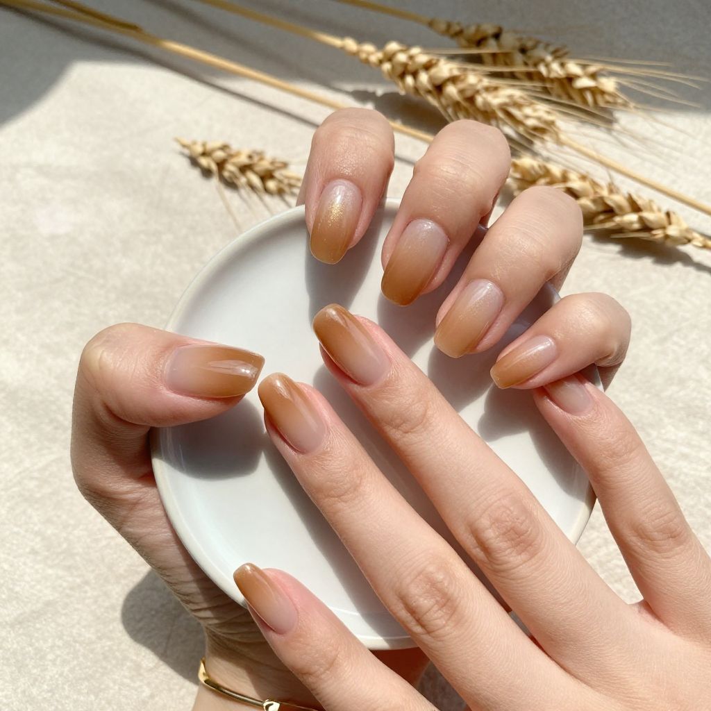 Warm Sand with Ombre Gradient