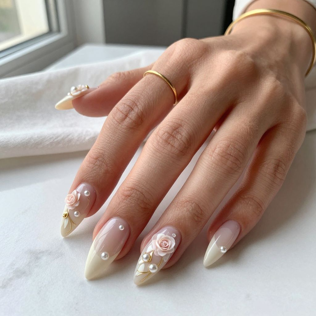 Luxe Floral and Pearl Mix
