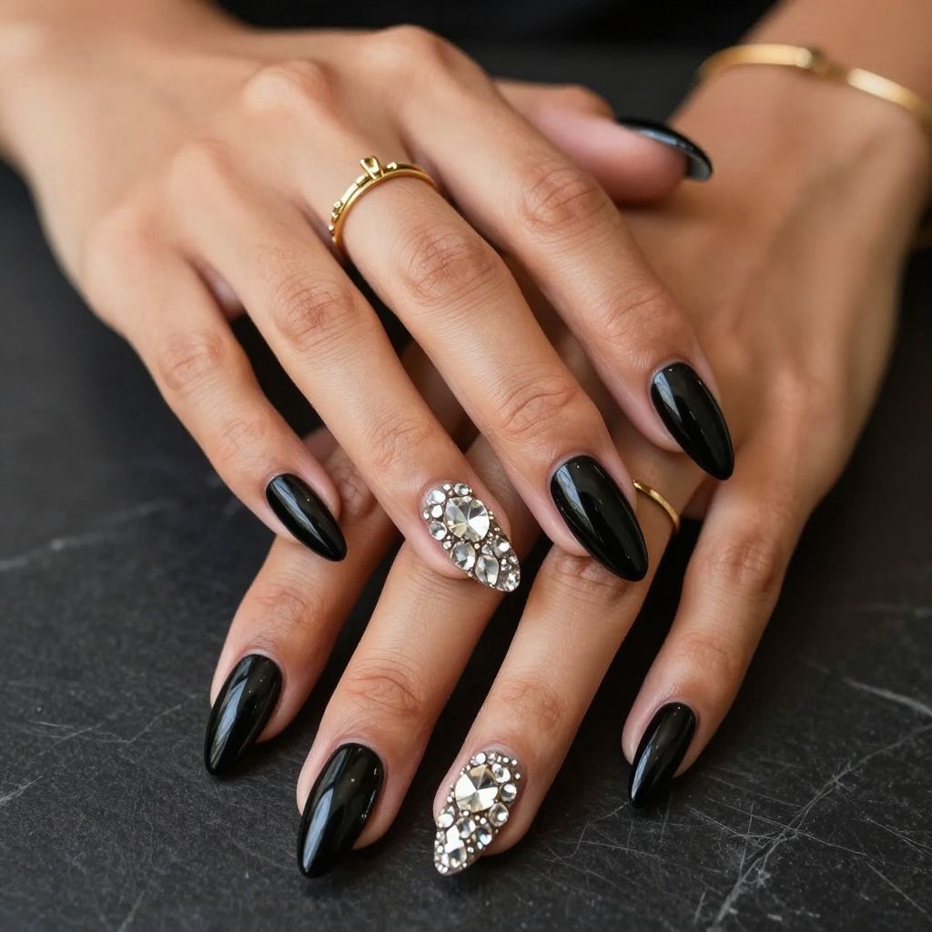 Nail Ideas With Rhinestones 7
