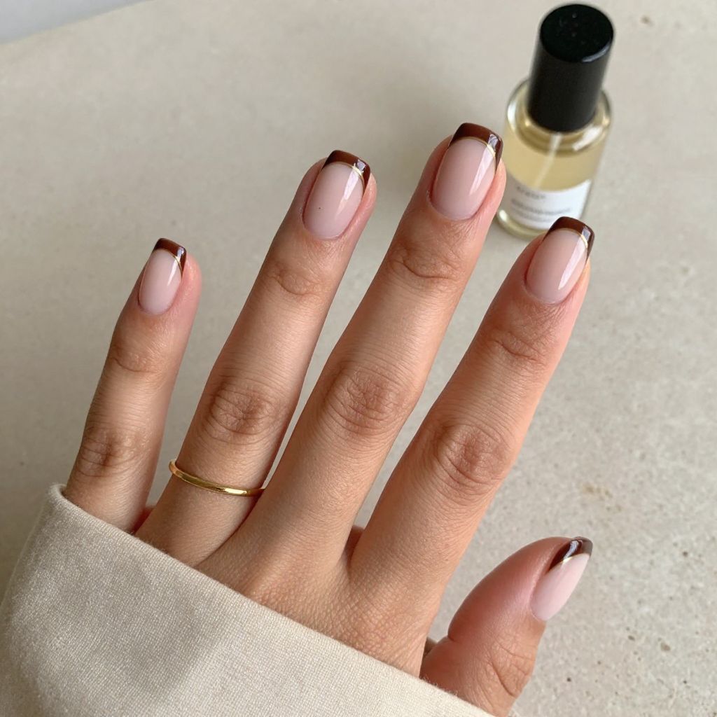 Dark Chocolate French Tips