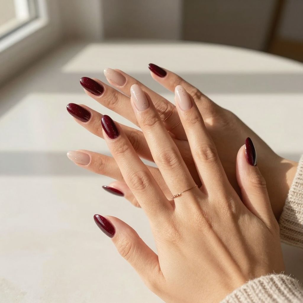 Mulberry Glitter Fade