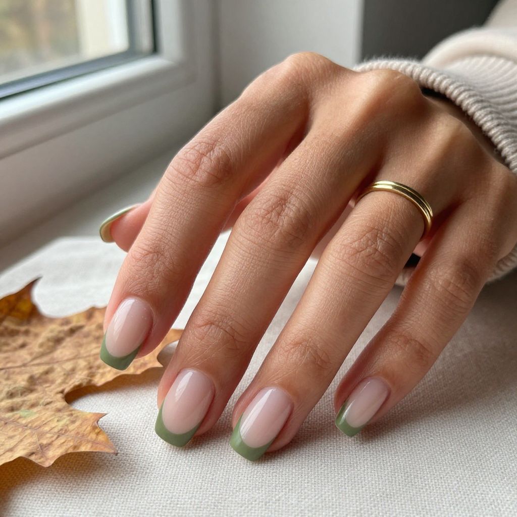 Olive Micro French Tips