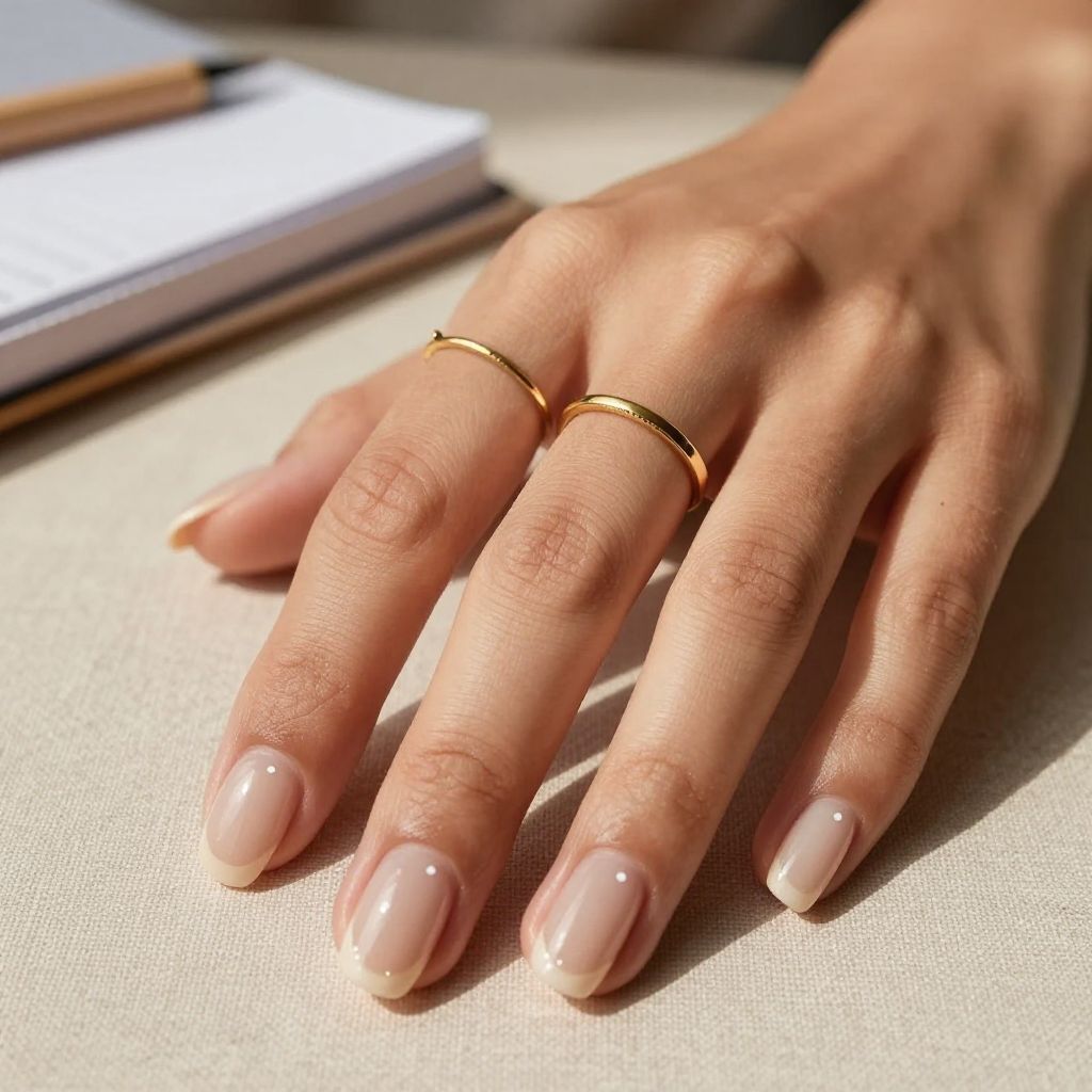 Sheer Beige With Tiny White Dots