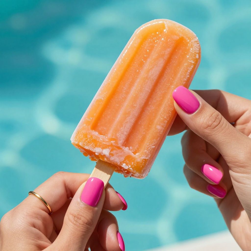 Popsicle Color Block summer nails