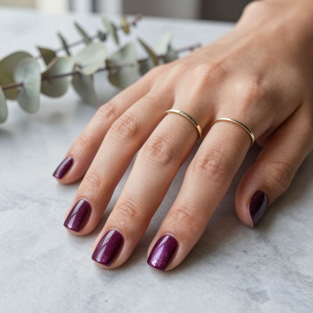 Deep Plum With Velvet Shine