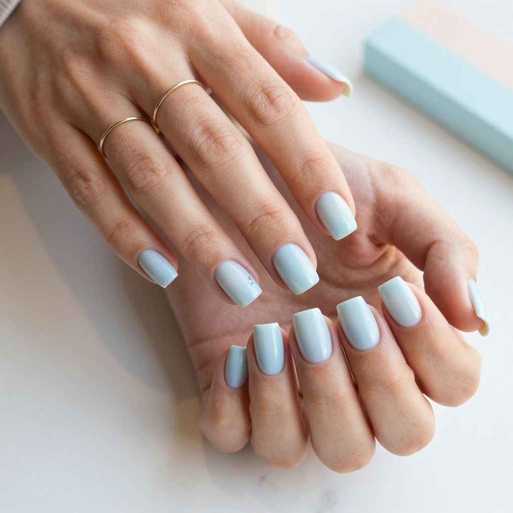 Baby Blue Aura Effect