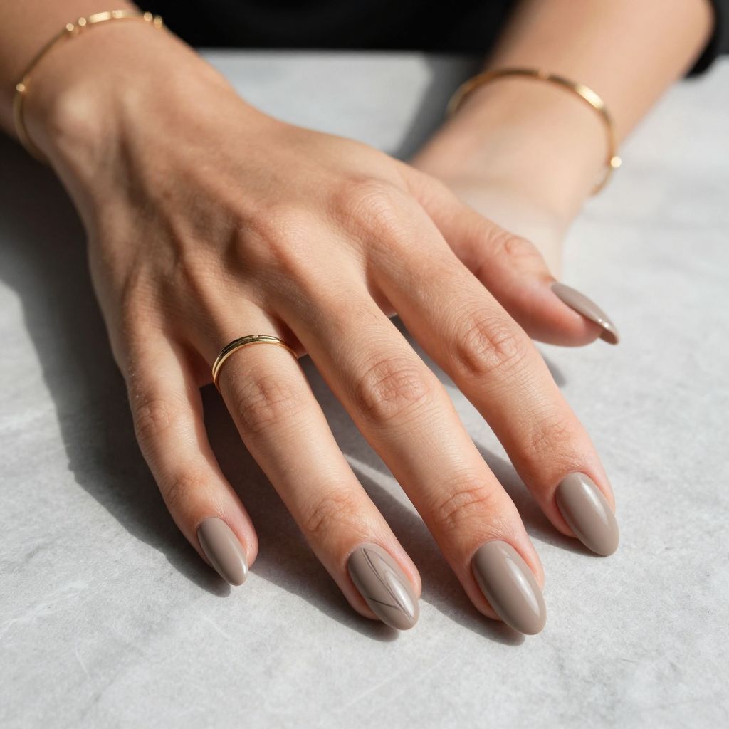 Taupe With Matte Contrast