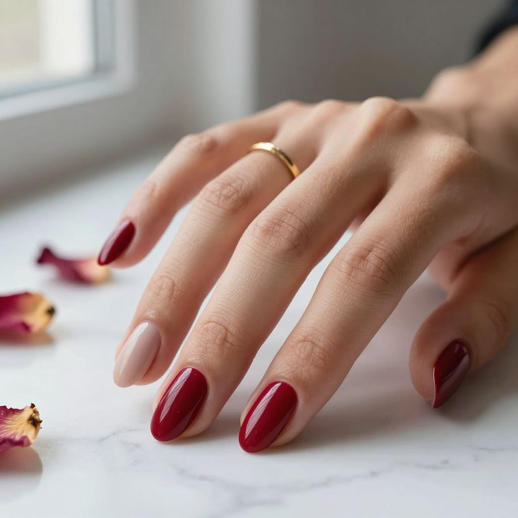 Berry Red With Clean Edges
