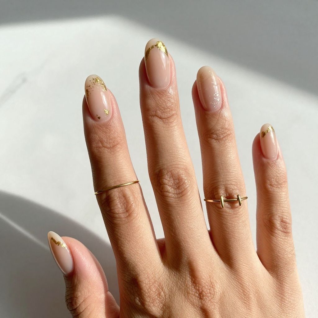 Milky Quartz Coffin Nails