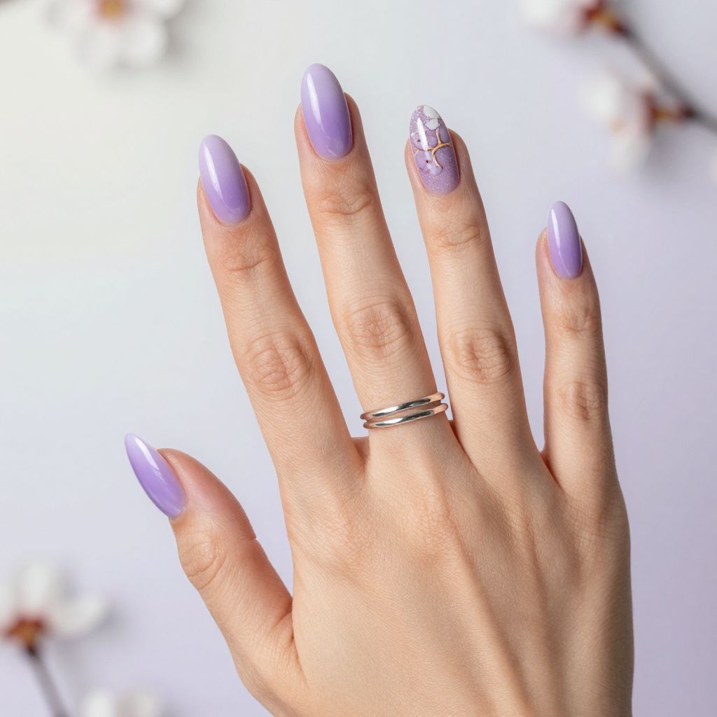 Soft Lavender Ombré