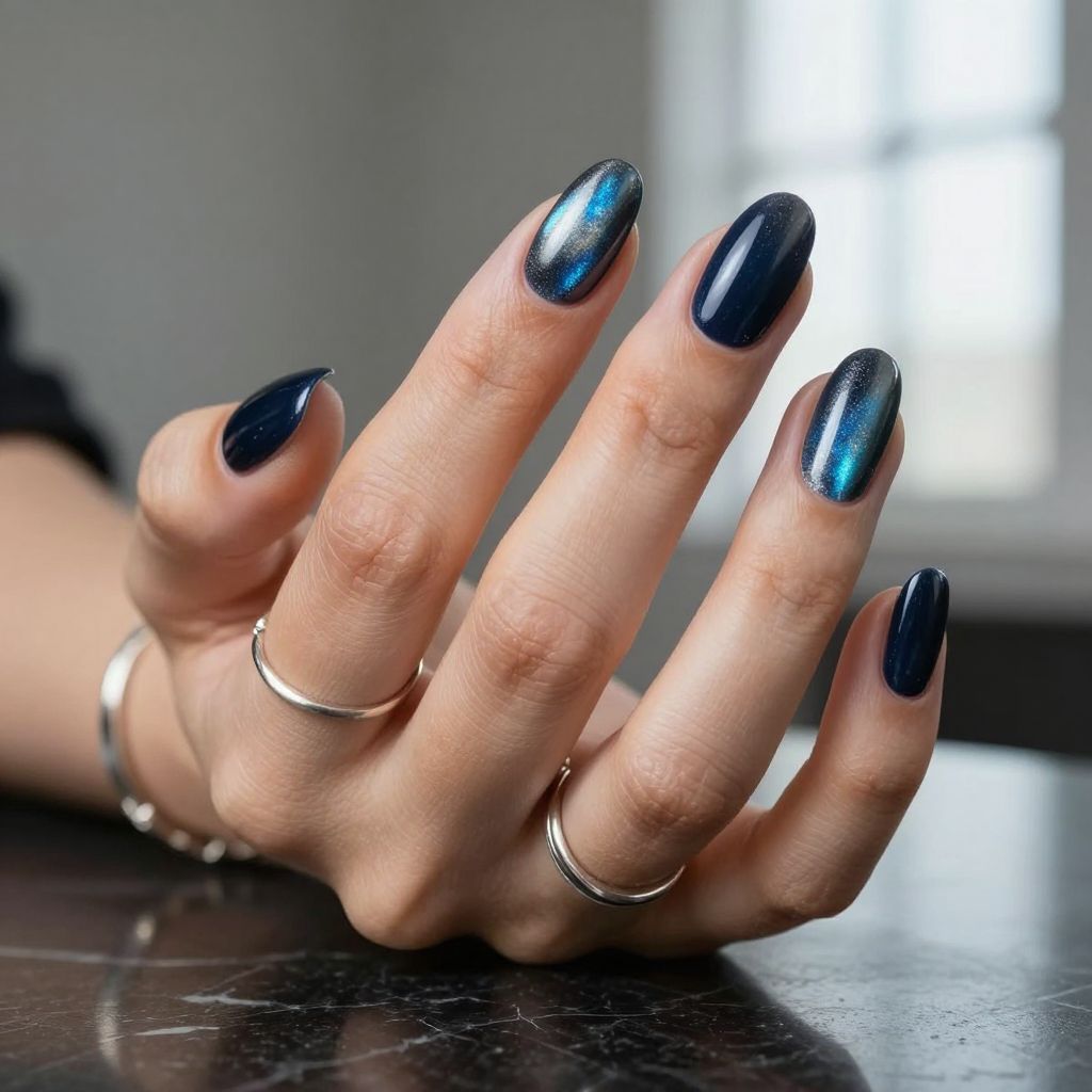 Midnight Navy Cat Eye
